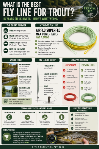 Best Fly Line for Trout Fishing in Rivers (2026 Guide)