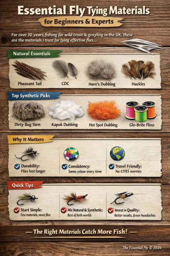 Best Fly Tying Materials for Beginners and Experts (UK Guide)