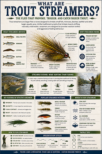 What Are Trout Lure / Streamer Patterns? Trout Hunting Patterns