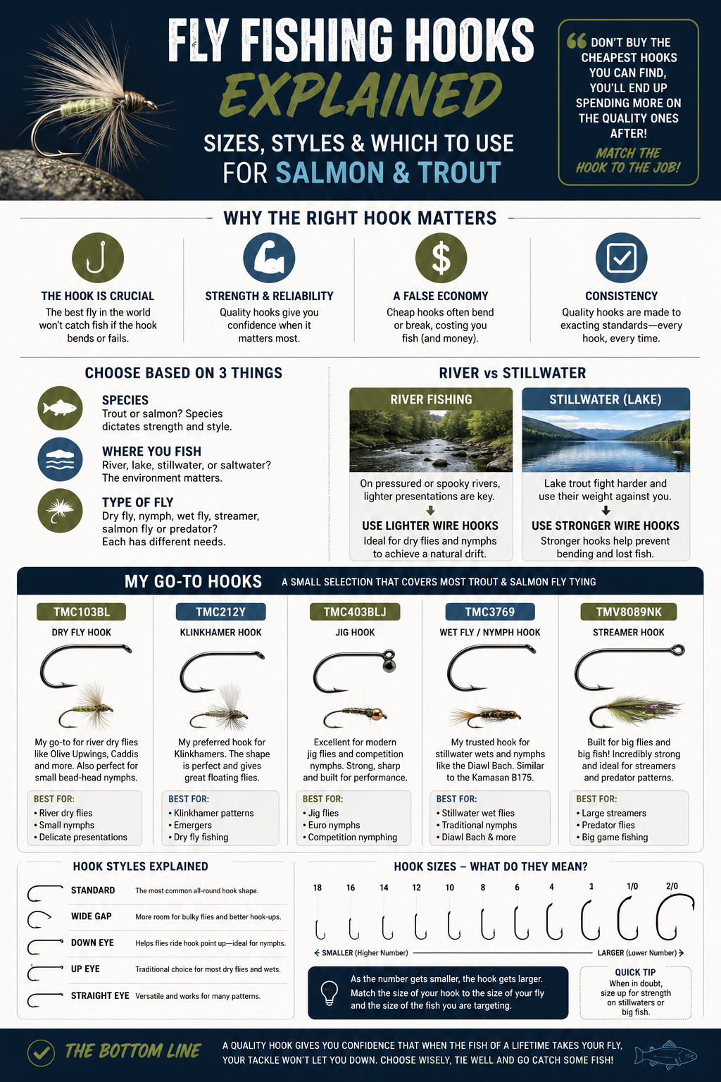competition fly fishing hooks Hanak H280 BL Stillwater & Wet pack with all 5 hook sizes The Best-Selling Fly Hooks |