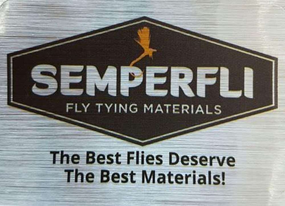 Semperfli Promotional Sticker Silver Fly Tying Materials