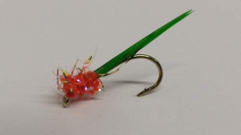 The Essential Fly Green Pin Fry / Biot Damsel Pinfly Fishing Fly
