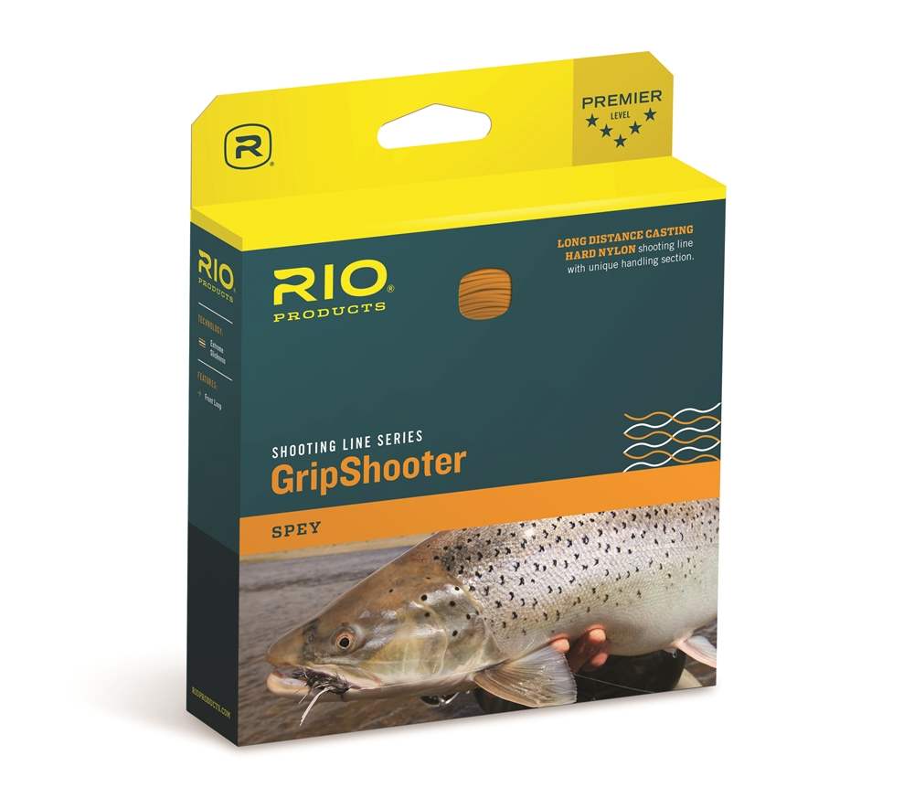 Rio Products Gripshooter Nylon / Floating Tip Blue / Hot Orange 25Lb for Fly Fishing (Length 100ft / 30m)