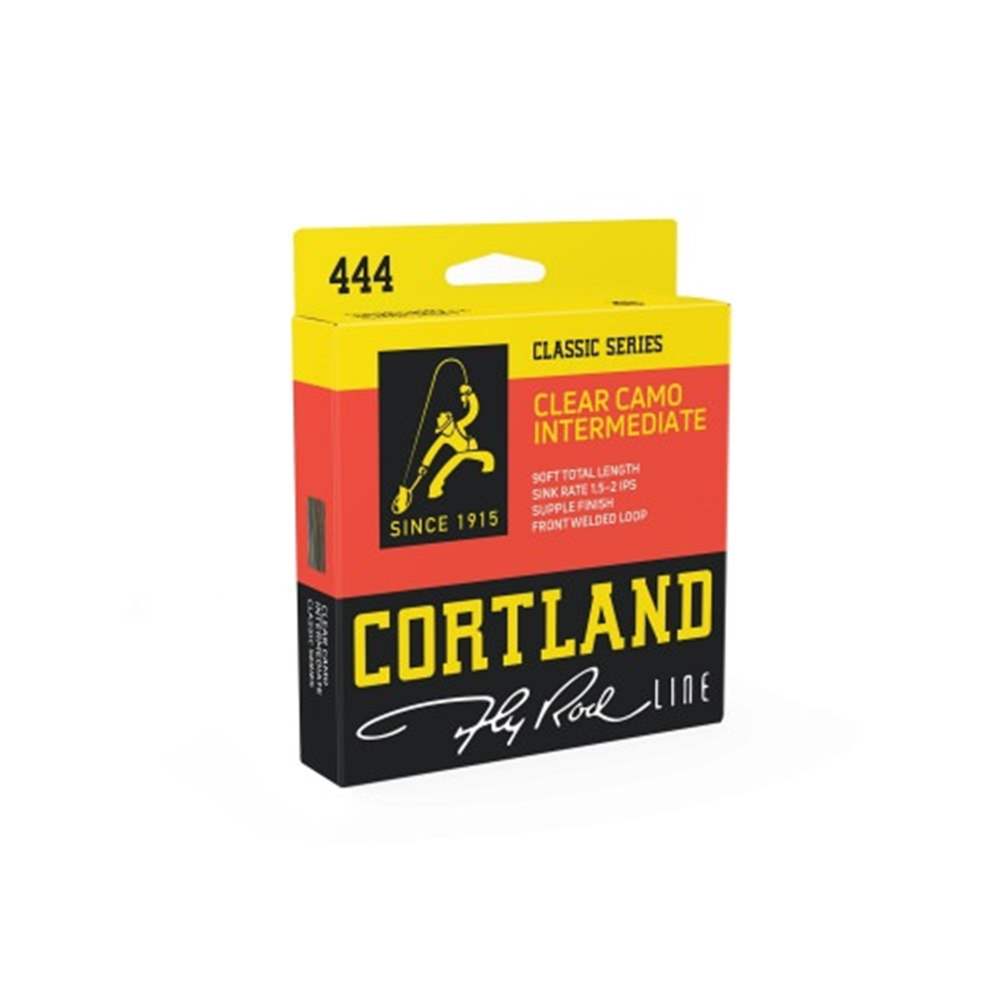 Cortland 444 Clear Camo Intermediate Fly Line (Weight Forward) Wf5I Flyline for Trout & Grayling Flyfishing (Length 90ft / 27.4m)