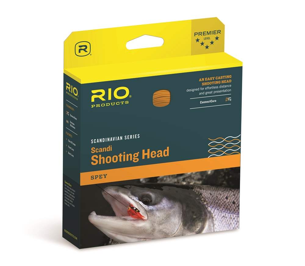 Rio Products Scandi Body Floating Body Straw 350 Grain (Weight Forward) Wf7 Salmon Fly Line (Length 23ft / 7.1m)