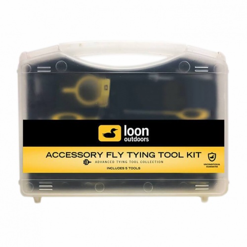 Loon Outdoors Fly Tying Tool Kit Accessory Black Fly Tying Tools