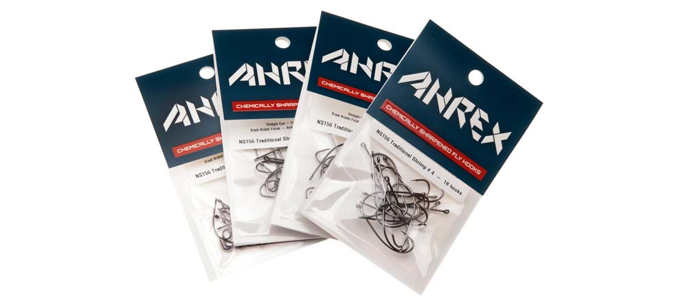 Ahrex Ns156 Traditional Shrimp #4 Fly Tying Hooks