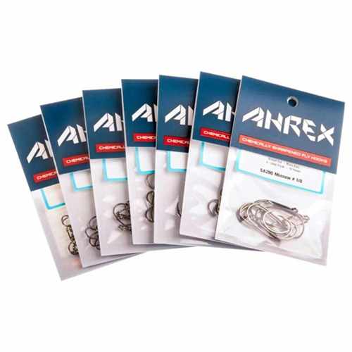 Ahrex SA280 Saltwater Minnow Hooks For Fly Tying - Sizes 1 To 2/0, Baitfish/Shrimp/Crabs - View #3