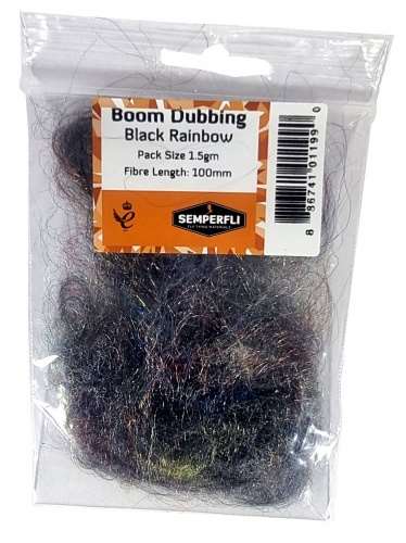 Semperfli Boom Dubbing Black Rainbow