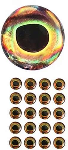 Semperfli 5mm 3D Epoxy Eyes Sunburst