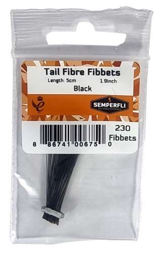 Semperfli Tail Fibre Fibbets Black