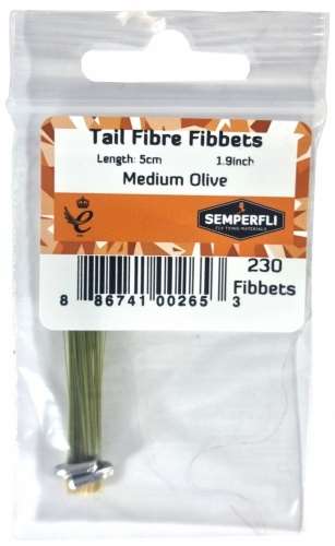 Semperfli Tail Fibre Fibbets Medium Olive