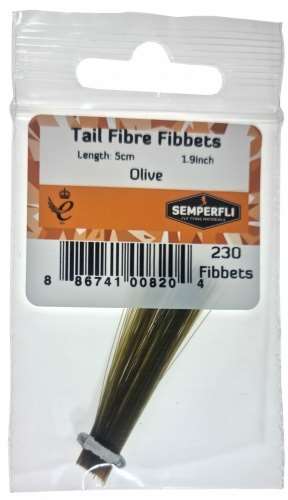 Semperfli Tail Fibre Fibbets Olive