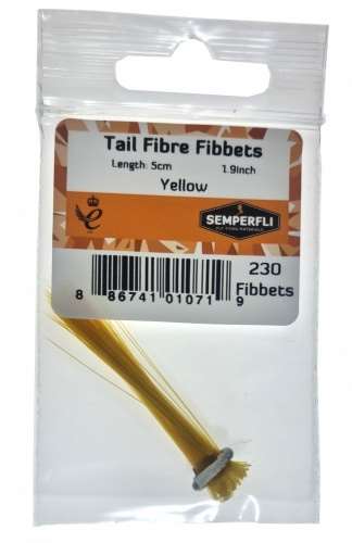 Semperfli Tail Fibre Fibbets Yellow