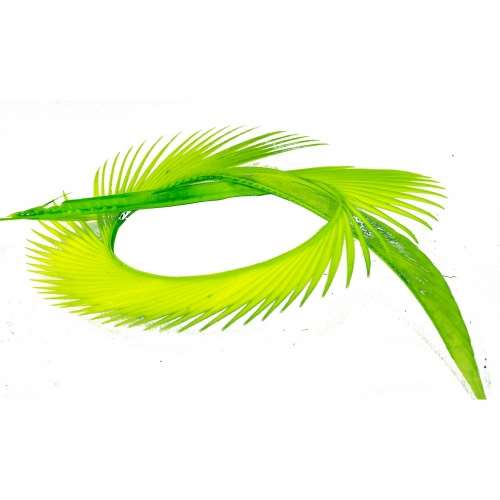 Semperfli Inferno Goose Biots Fluorescent Green Fly Tying Materials