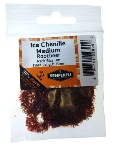 Semperfli Ice Chenille 12mm Large Rootbeer