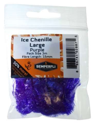 Semperfli Ice Chenille 15mm Large Purple