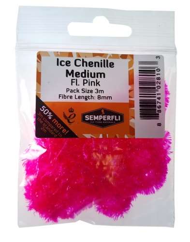 Semperfli Ice Chenille 8mm Medium Fl Pink