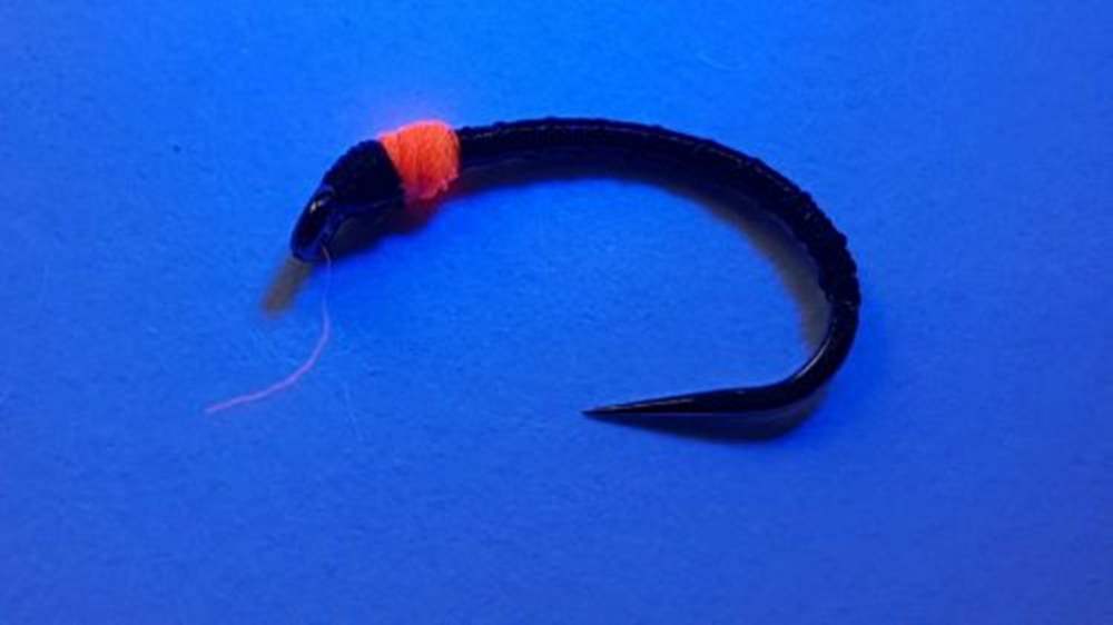 The Essential Fly Barbless Blank Buster Buzzer Specimen Hunter Hot Orange Buzzer / Chironomid Fishing Fly