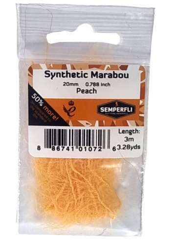 Semperfli Synthetic Marabou 20mm Peach