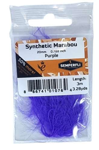 Semperfli Synthetic Marabou 20mm Purple