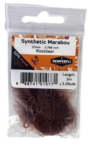 Semperfli Synthetic Marabou 20mm Rootbeer