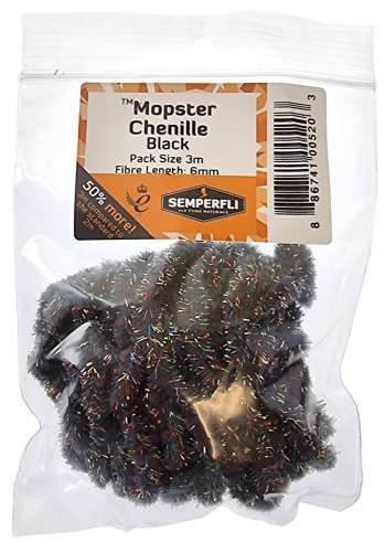 Semperfli Mopster Mop Chenille 6mm Black