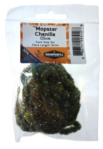 Semperfli Mopster Mop Chenille 6mm Olive