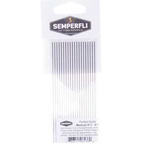 Semperfli Perfect Quills Synthetic Medium Clear
