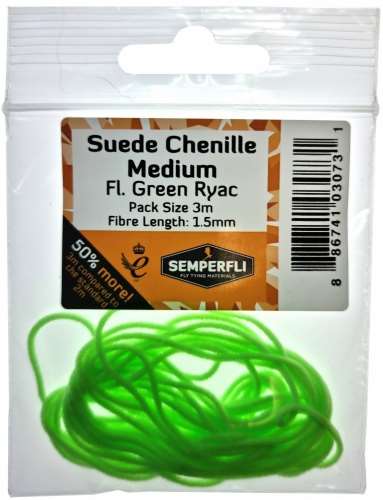 Semperfli Suede Chenille 1.5mm Medium Fl Green Rhyac