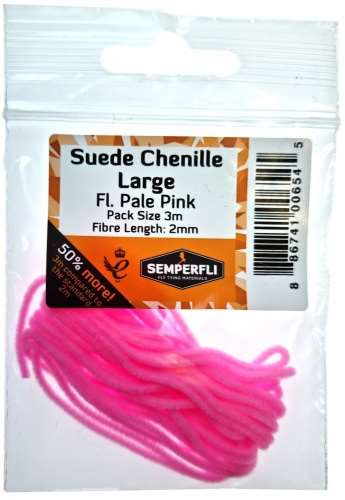 Semperfli Suede Chenille 2mm Large Fl Pale Pink