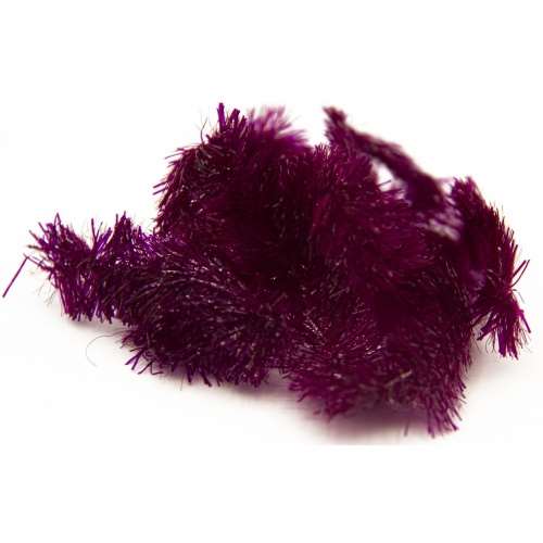 Semperfli 15mm Solid Chenille Claret Fly Tying Materials (Product Length 1.1 Yds / 1m)