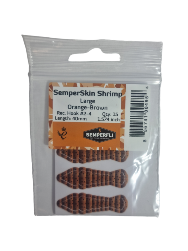Semperfli SemperSkin Shrimp Orange-Brown Large (Hook #2-#4)