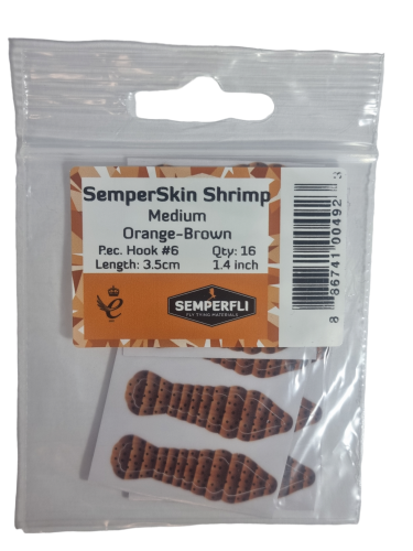 Semperfli SemperSkin Shrimp Orange-Brown Medium (Hook #6)