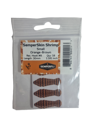 Semperfli SemperSkin Shrimp Orange-Brown Small (Hook #8)