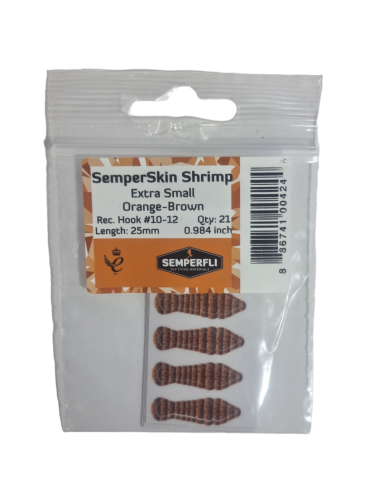 Semperfli SemperSkin Shrimp Orange-Brown Extra Small (Hook #10-#12)