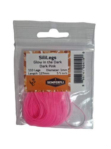 Semperfli SiliLegs Glow In Dark Pink