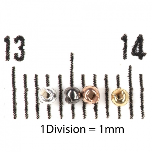 Semperfli Tungsten Slotted Beads 1.5mm (1/16 Inch) Copper