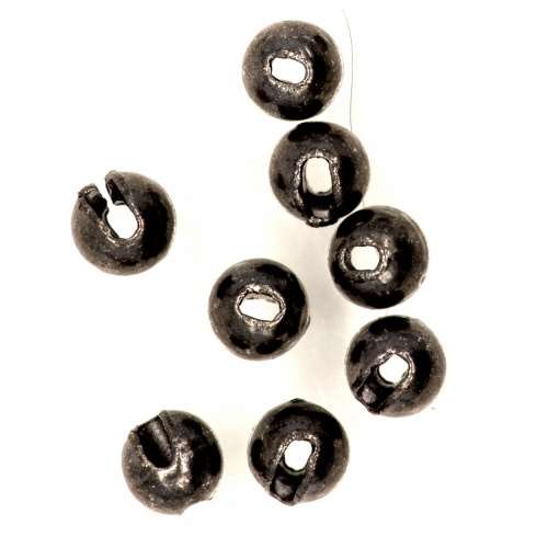 Semperfli Tungsten Slotted Beads 2.3mm (3/32 Inch) Black Nickel