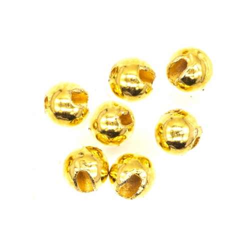 Semperfli Tungsten Slotted Beads 2.3mm (3/32 Inch) Gold