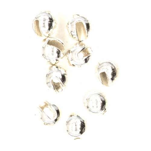 Semperfli Tungsten Slotted Beads 2.3mm (3/32 Inch) Silver