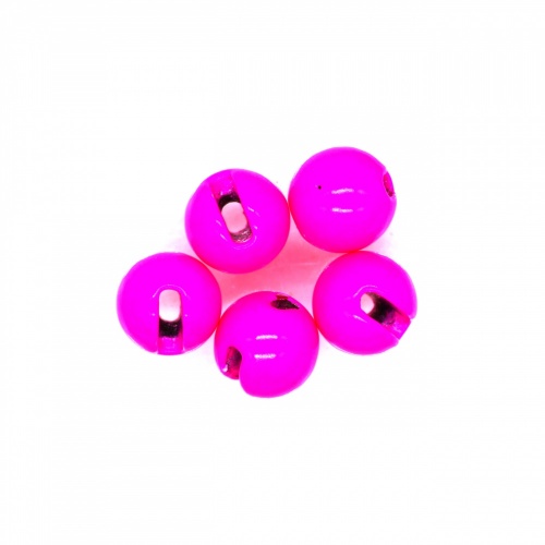 Semperfli Tungsten Slotted Beads 3.3mm (1/8 Inch) Fl Pink