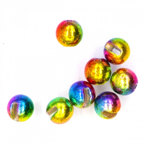 Semperfli Tungsten Slotted Beads 3.3mm (1/8 Inch) Rainbow