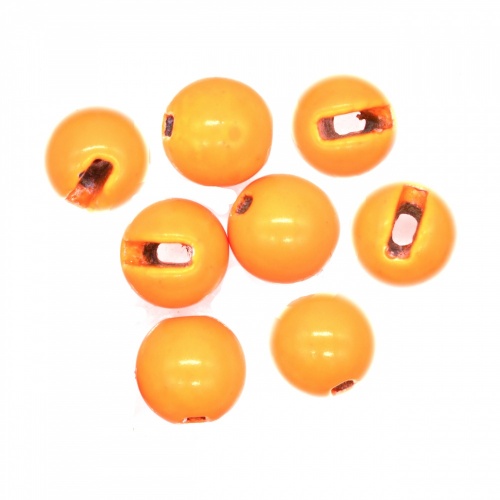 Semperfli Tungsten Slotted Beads 3.8mm (5/32 Inch) Fl Orange