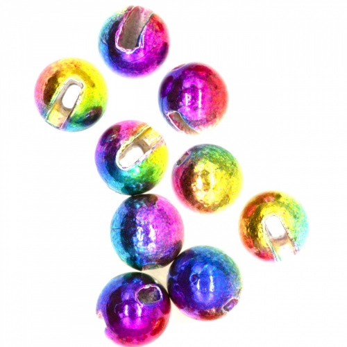Semperfli Tungsten Slotted Beads 3.8mm (5/32 Inch) Rainbow