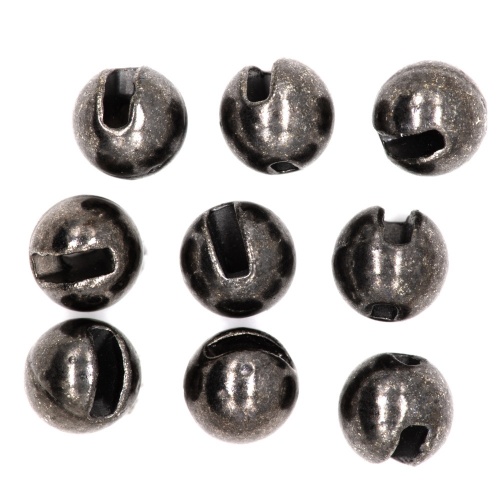 Semperfli Tungsten Slotted Beads 4.6mm (3/16 Inch) Black Nickel