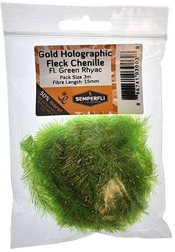 Semperfli Gold Tinsel Fleck 15mm Large Fl Green Rhyac