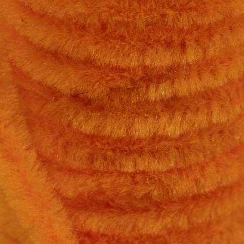 Semperfli Worm Chenille Fl. Orange Fly Tying Materials (Product Length 2.18 Yds / 2m)