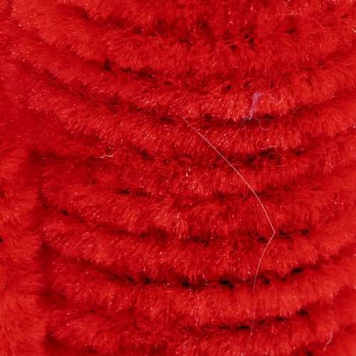 Semperfli Worm Chenille Fluorescent Red Fly Tying Materials (Product Length 2.18 Yds / 2m)