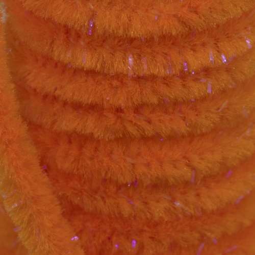 Semperfli Sparkle Worm Chenille Fl. Orange